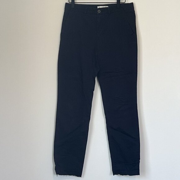 H&M Essentials Chino Navy Blue Pants - Size: 4 - Picture 1 of 10